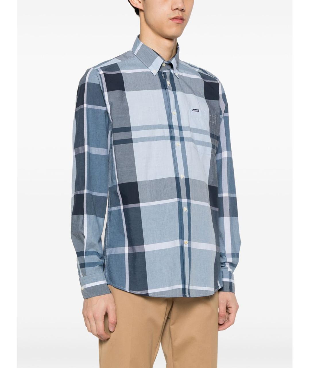 BARBOUR Синяя кэжуал рубашка, фото 5