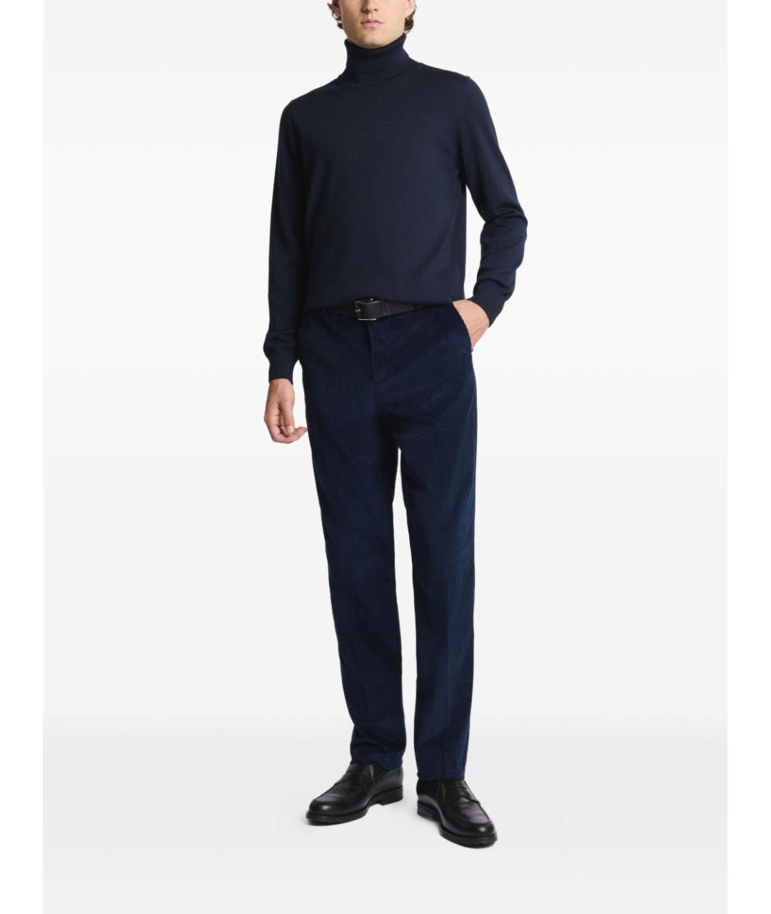 FAY Синий шерстяной джемпер / свитер, фото 3