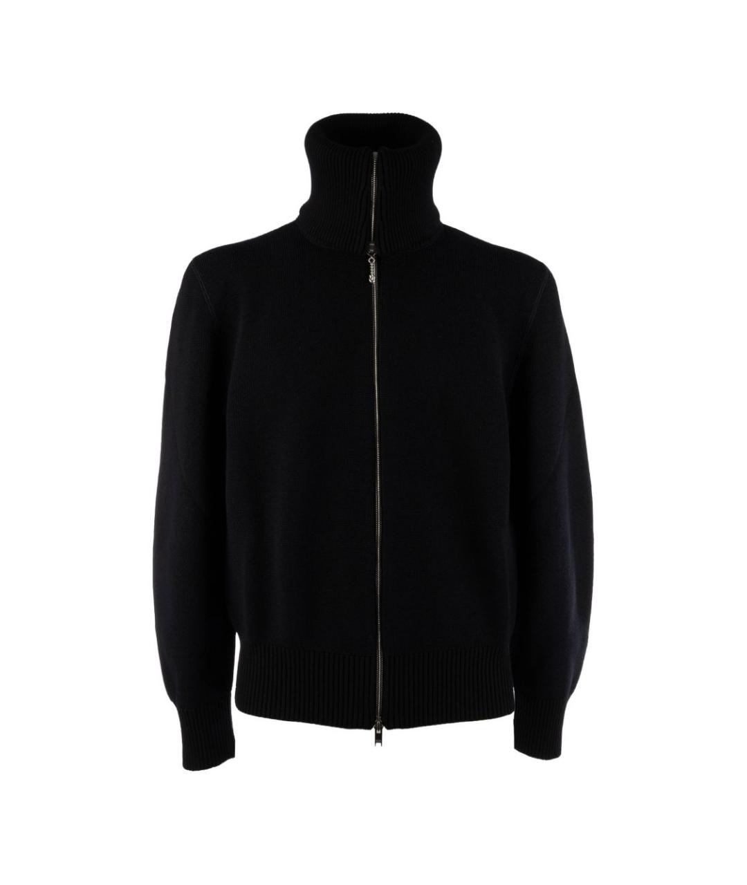 BOTTEGA VENETA Темно-синий шерстяной кардиган, фото 3