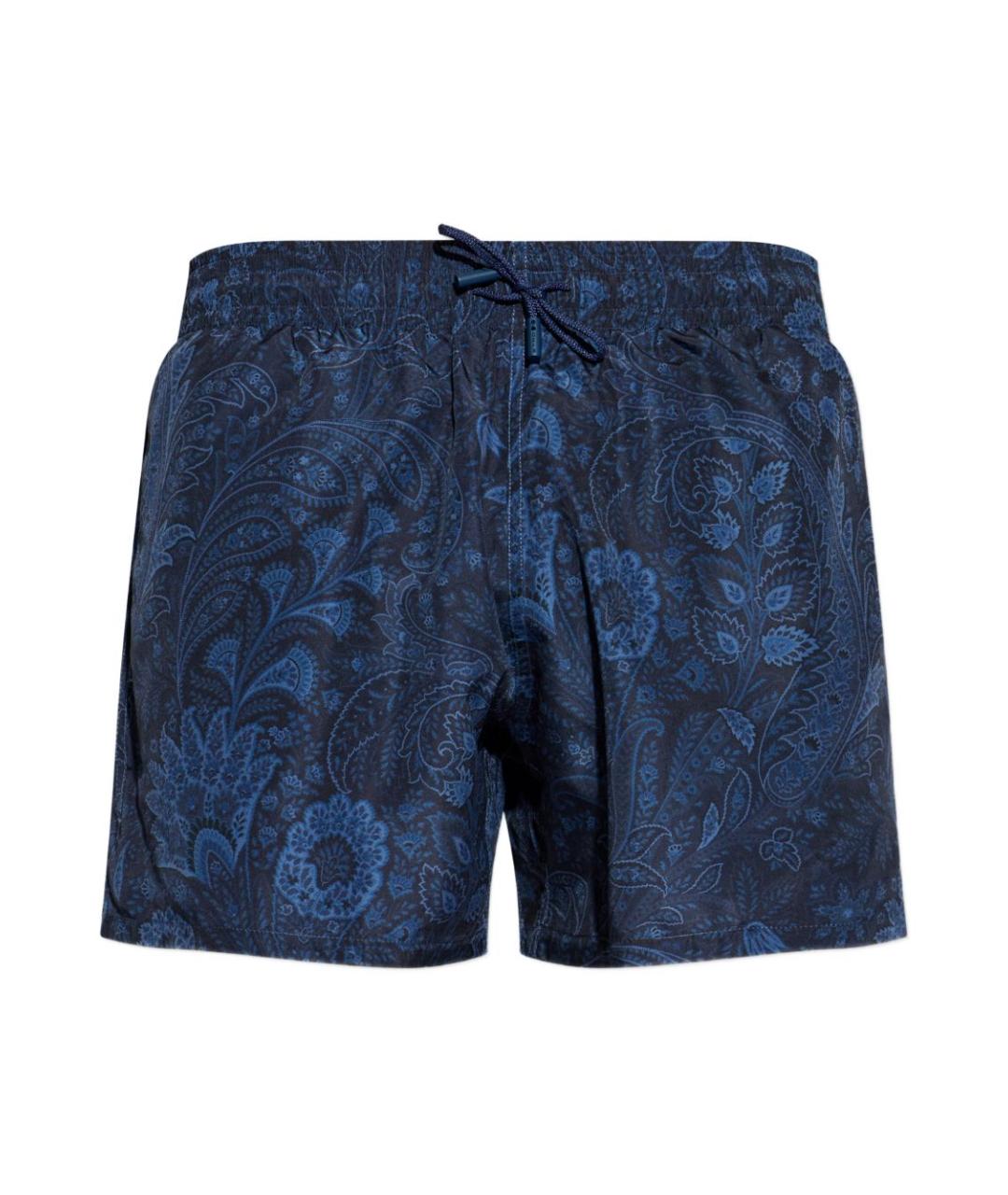 ETRO Синие полиамидовые шорты, фото 1