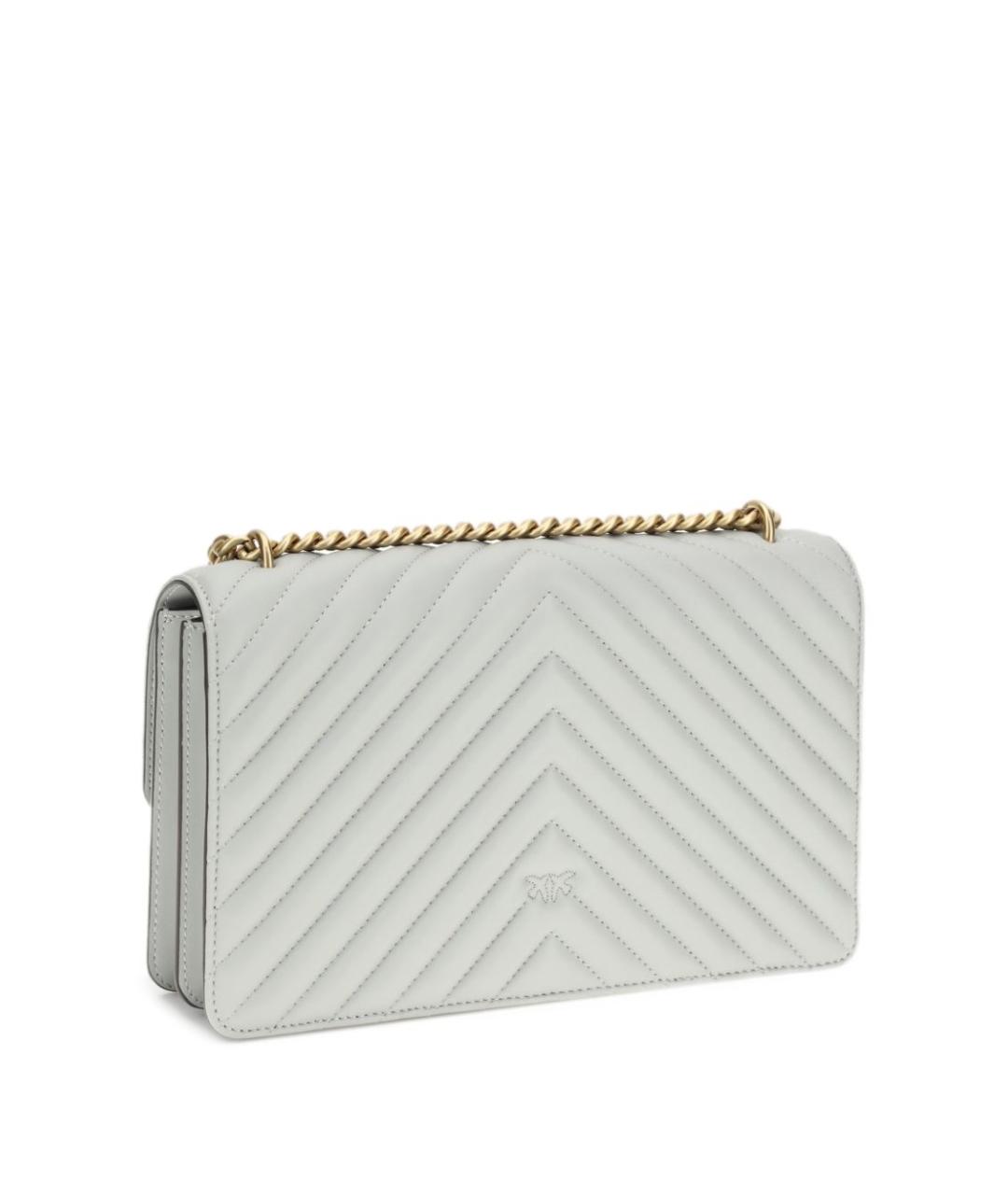 PINKO Голубая кожаная сумка через плечо, фото 2