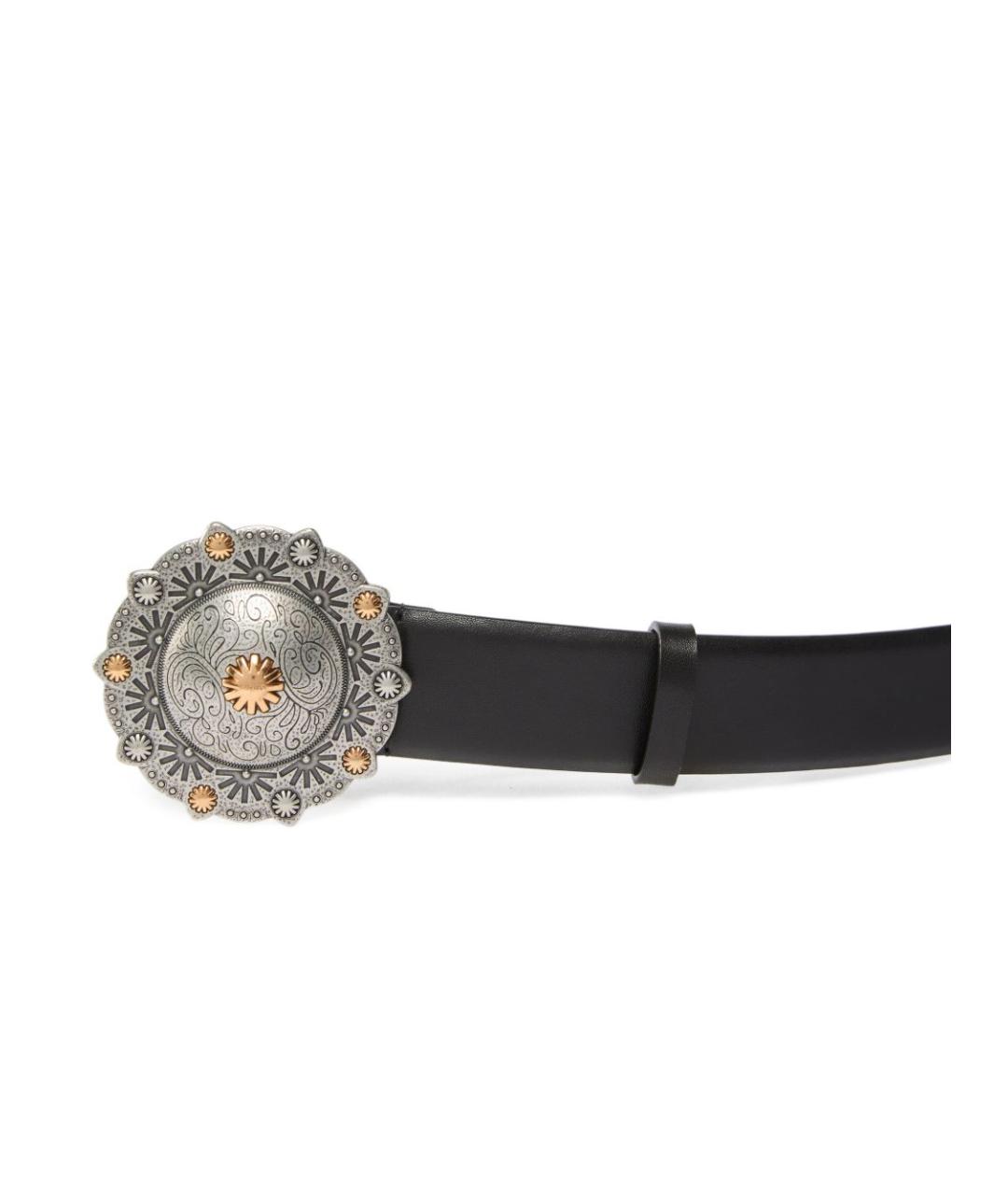 PINKO Черный кожаный ремень, фото 6