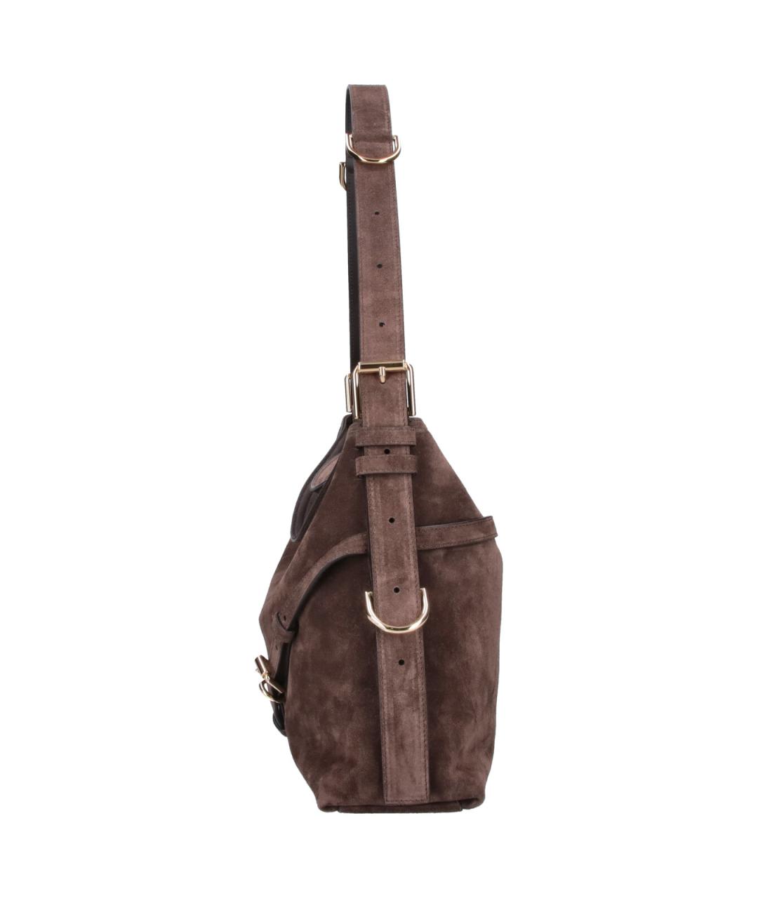 GIVENCHY Коричневая замшевая сумка тоут, фото 5