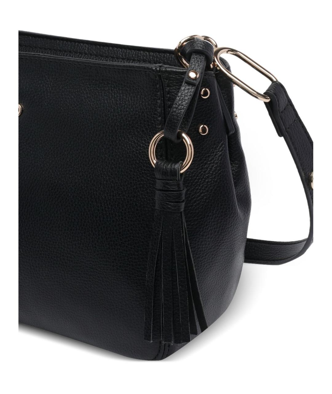 LIU JO Черная сумка через плечо, фото 4