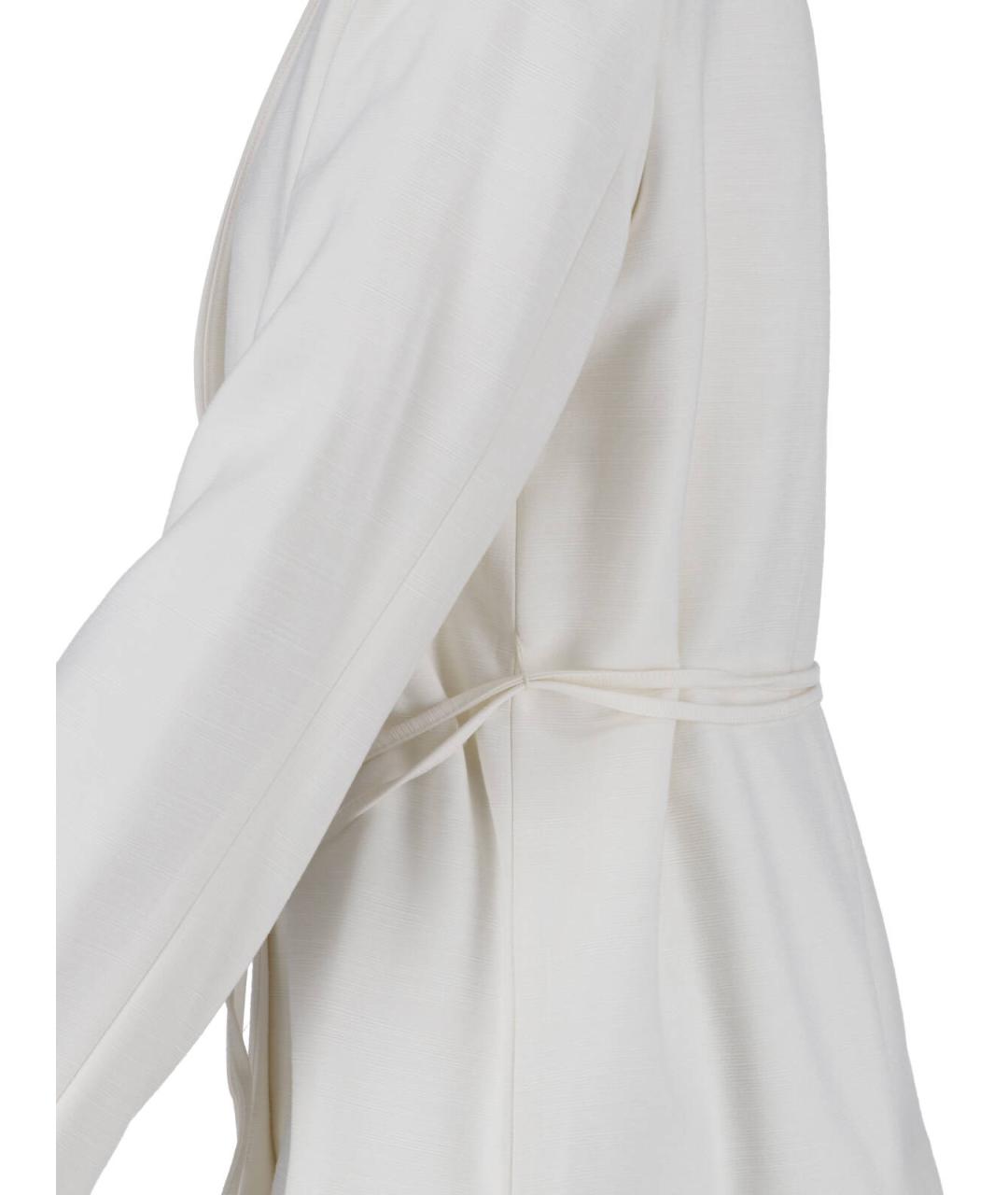 CALVIN KLEIN Белый вискозный жакет/пиджак, фото 4