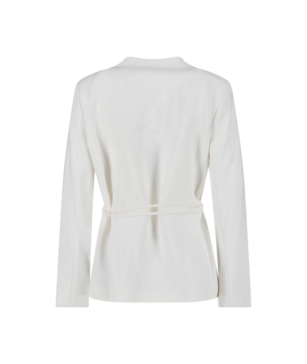 CALVIN KLEIN Белый вискозный жакет/пиджак, фото 2