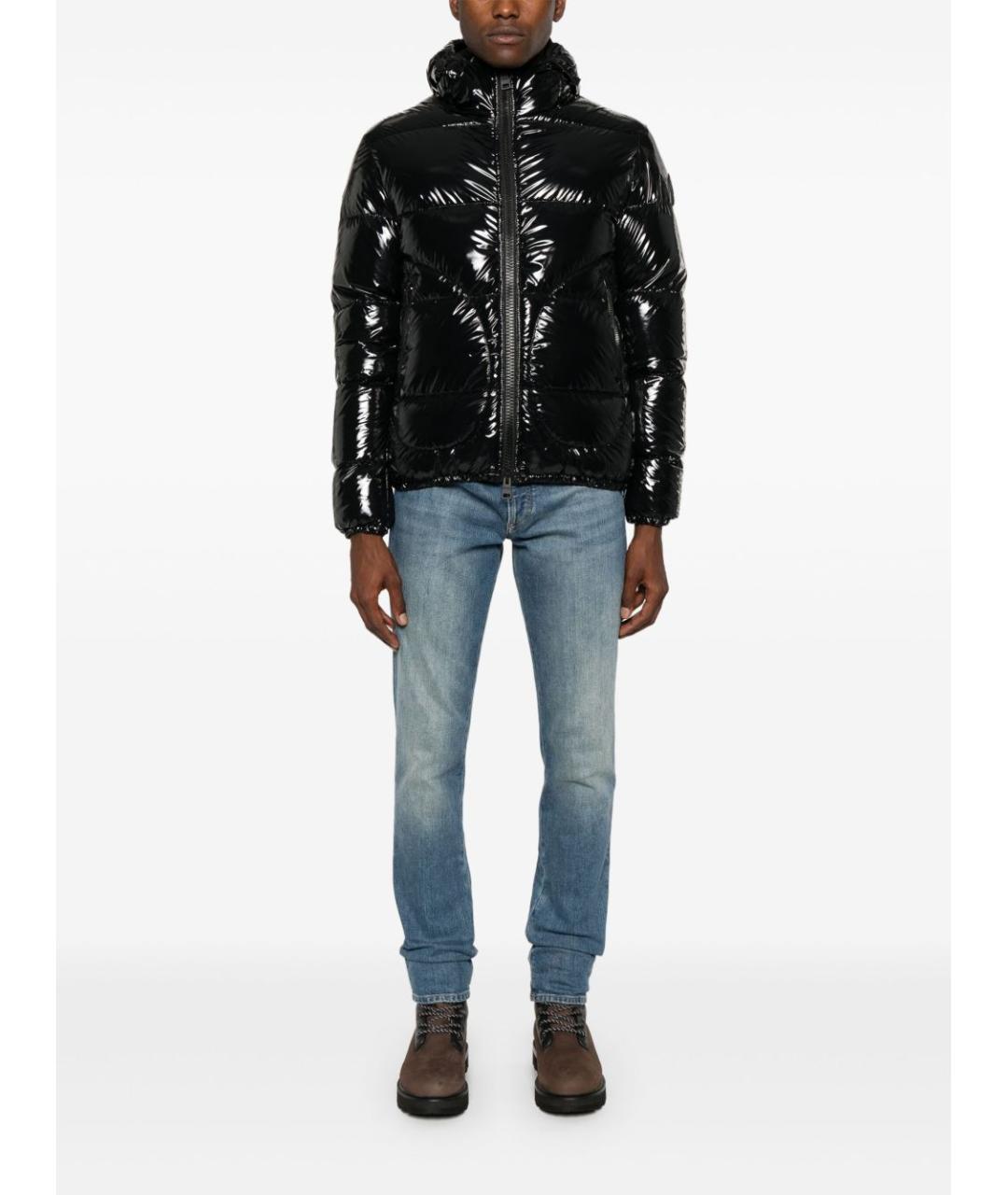 HERNO Черная куртка, фото 3