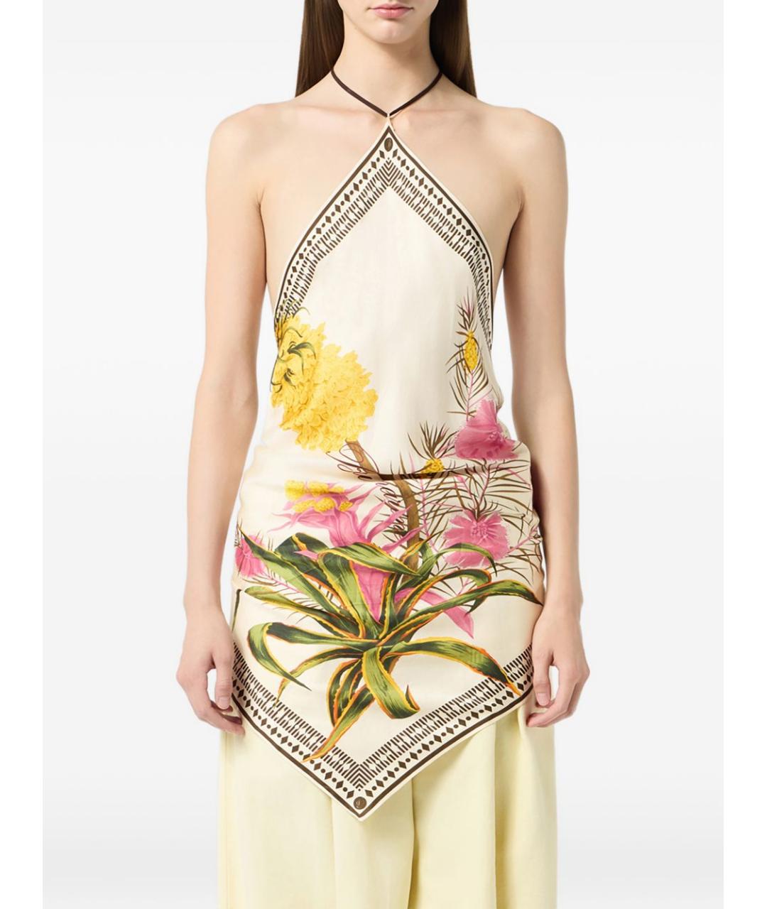 BLUMARINE Мульти майка, фото 3