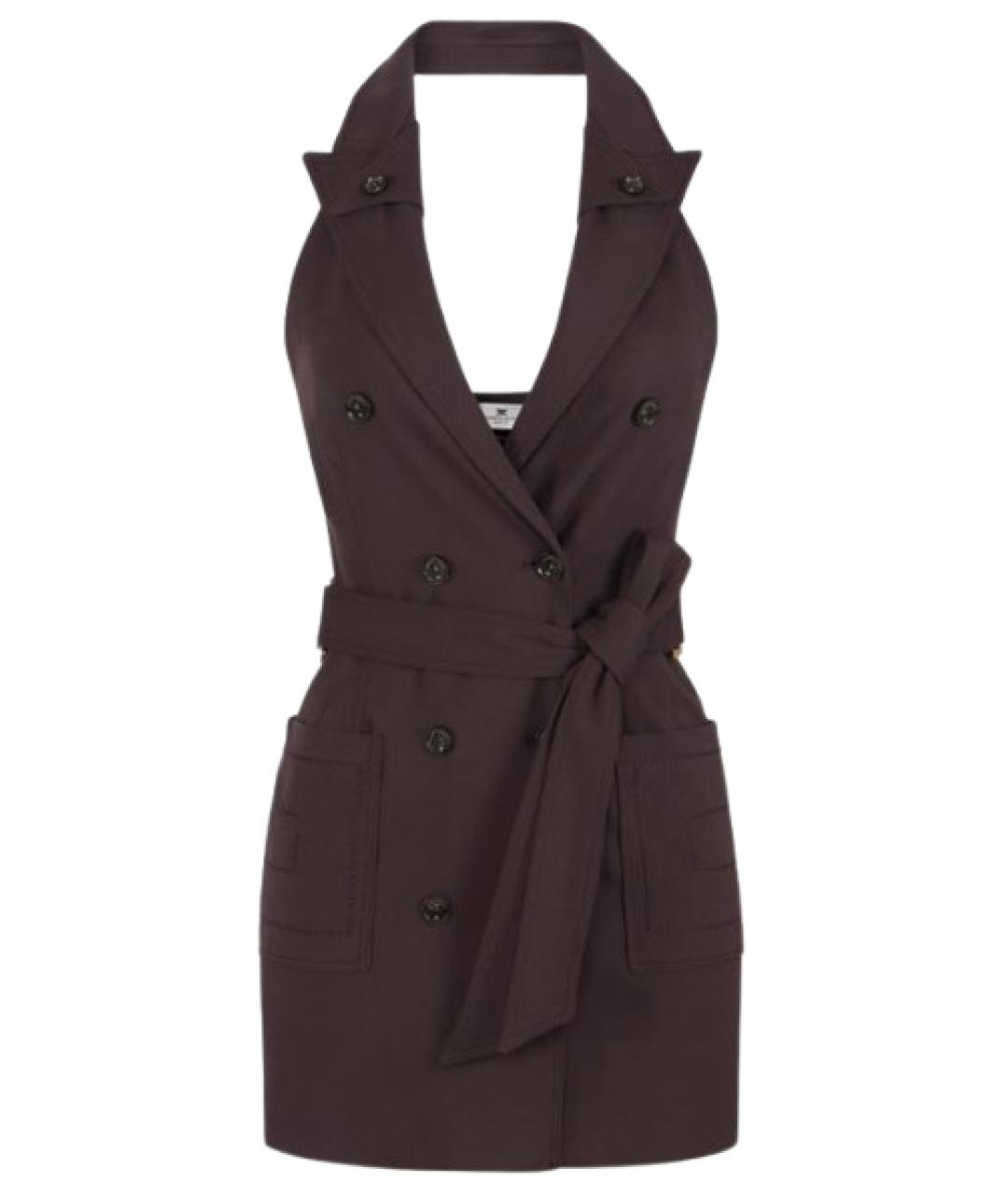 ELISABETTA FRANCHI Коричневое платье, фото 1