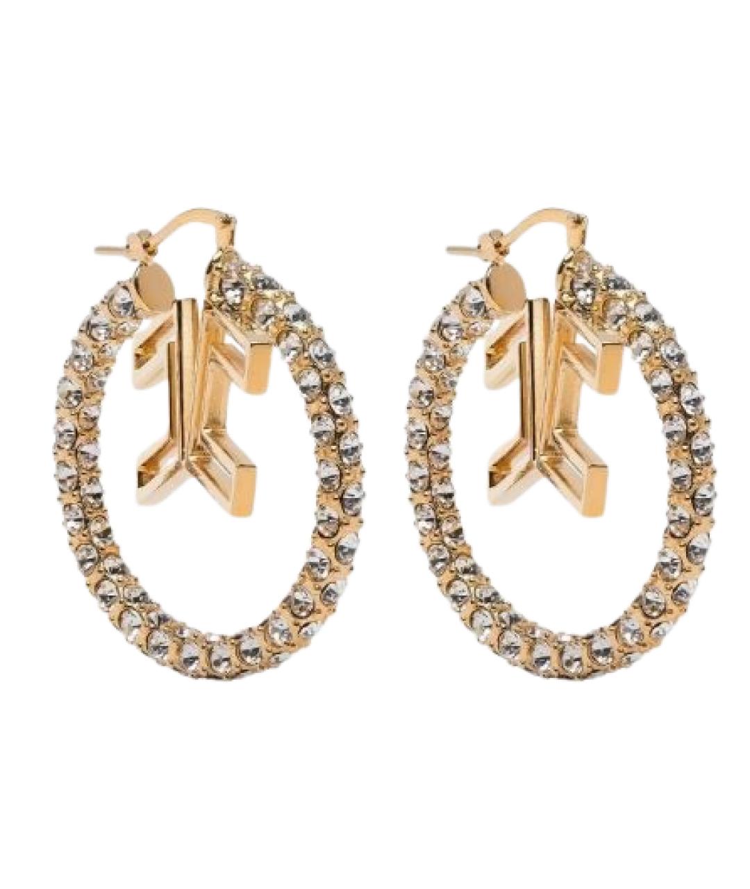 ELISABETTA FRANCHI Золотые металлические серьги, фото 1