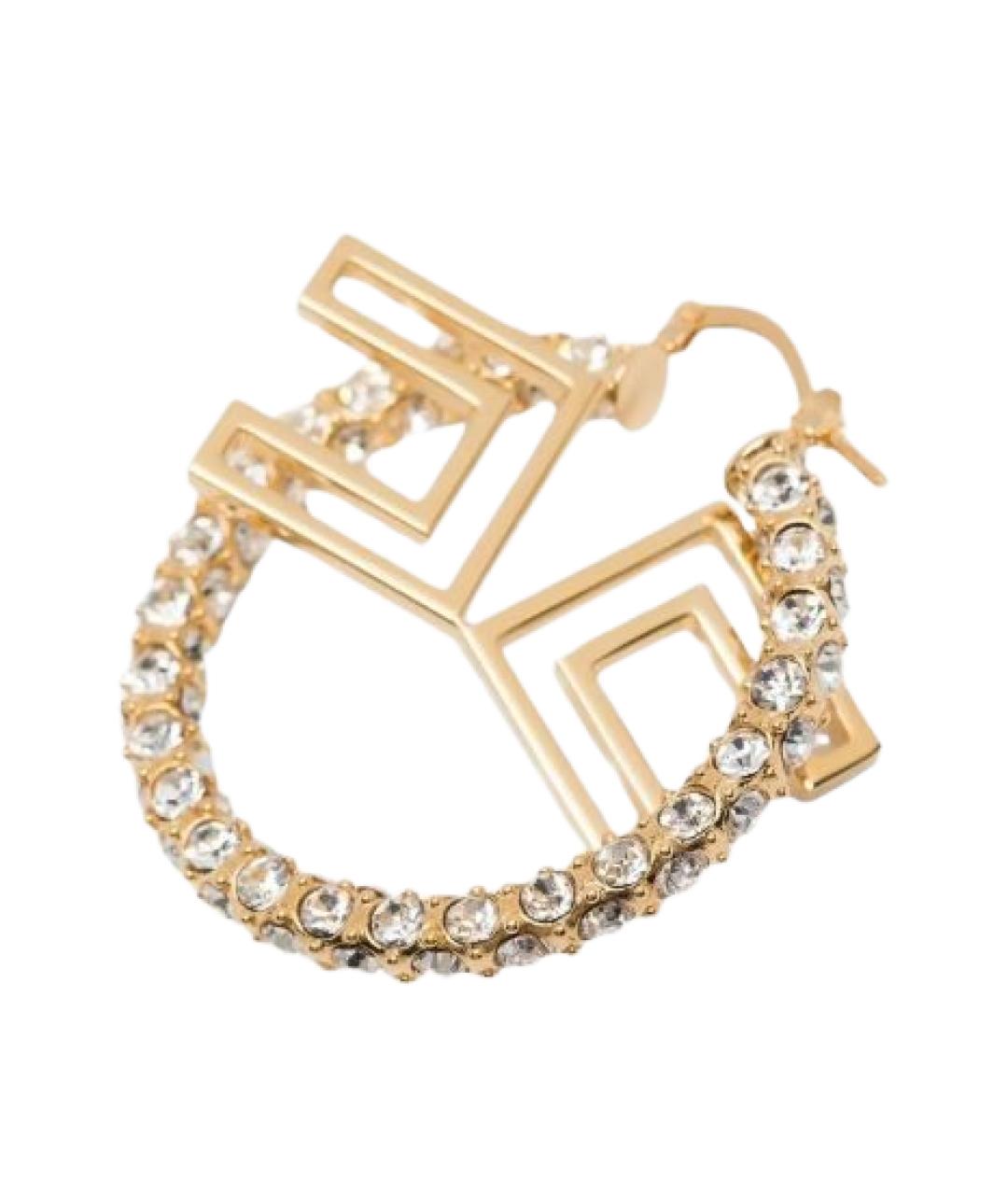 ELISABETTA FRANCHI Золотые металлические серьги, фото 2