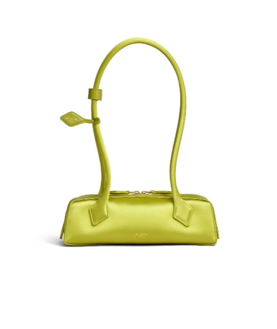 ALAIA Зеленая шелковая сумка через плечо, фото 4