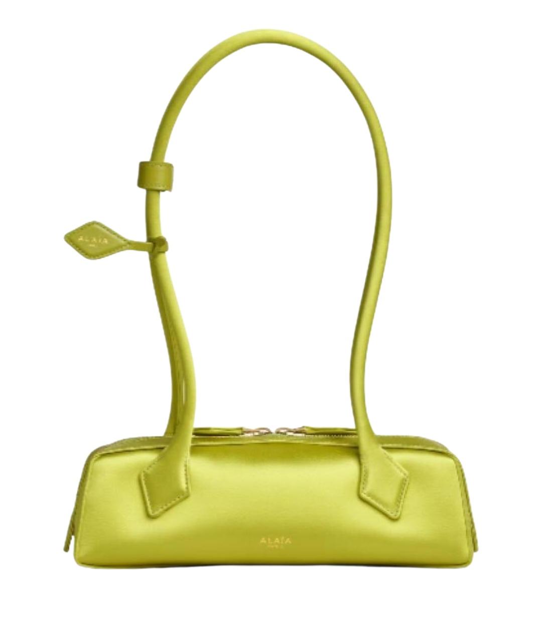 ALAIA Зеленая шелковая сумка через плечо, фото 1