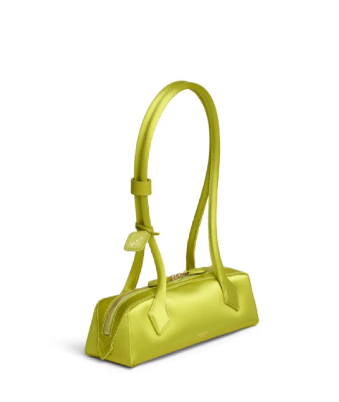 ALAIA Зеленая шелковая сумка через плечо, фото 2