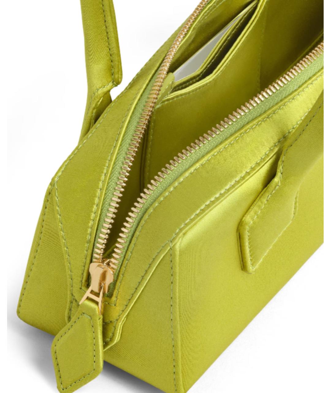 ALAIA Зеленая шелковая сумка через плечо, фото 3