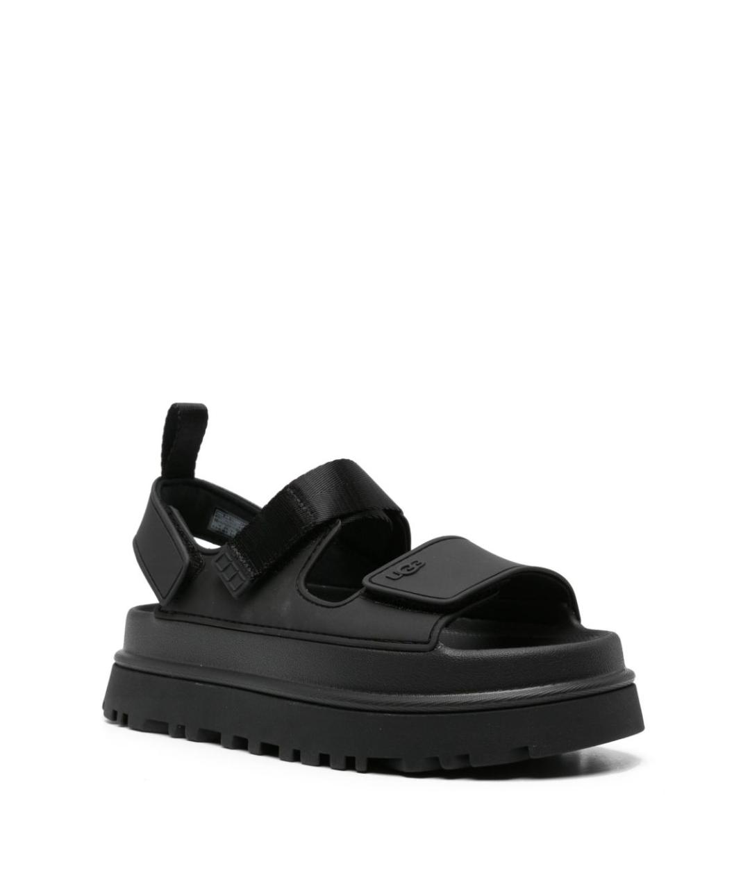 UGG AUSTRALIA Черные босоножки, фото 2