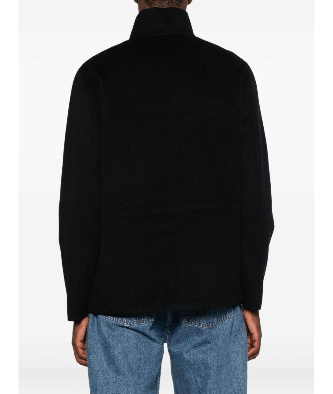 ASPESI Темно-синее шерстяное пальто, фото 3