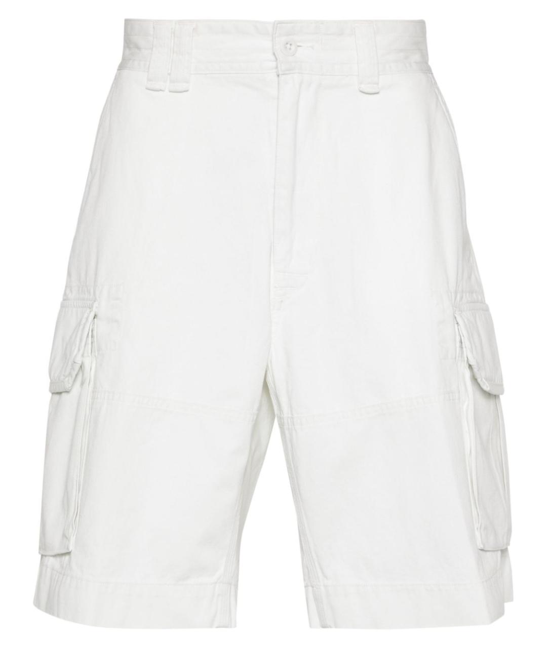 RALPH LAUREN Белые хлопковые шорты, фото 3