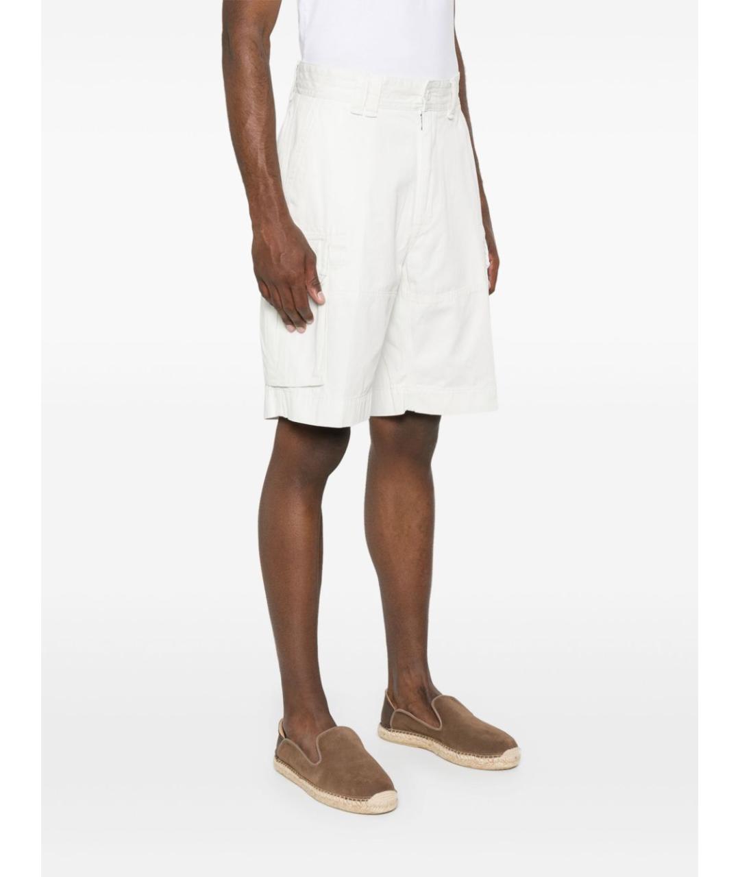 RALPH LAUREN Белые хлопковые шорты, фото 6