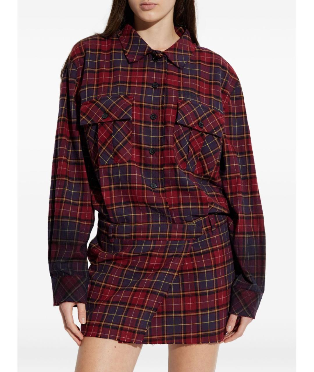 OFF-WHITE Мульти хлопковое повседневное платье, фото 3