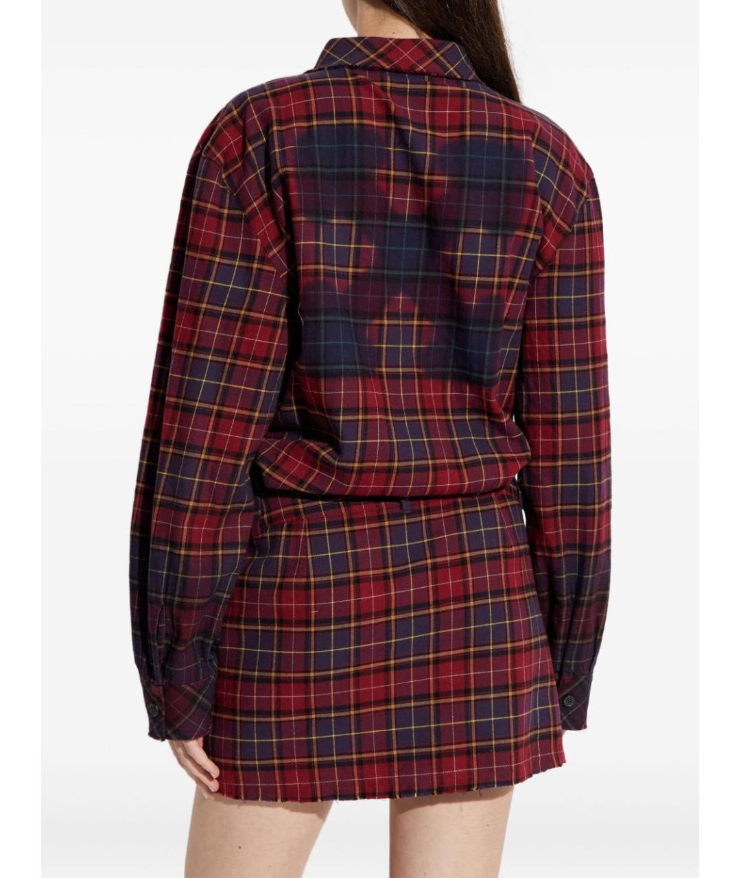 OFF-WHITE Мульти хлопковое повседневное платье, фото 5