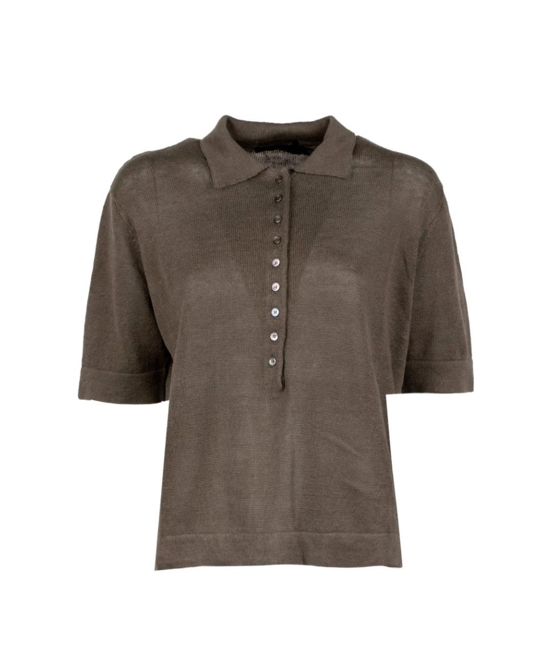 SEVENTY Зеленая хлопковая футболка, фото 1