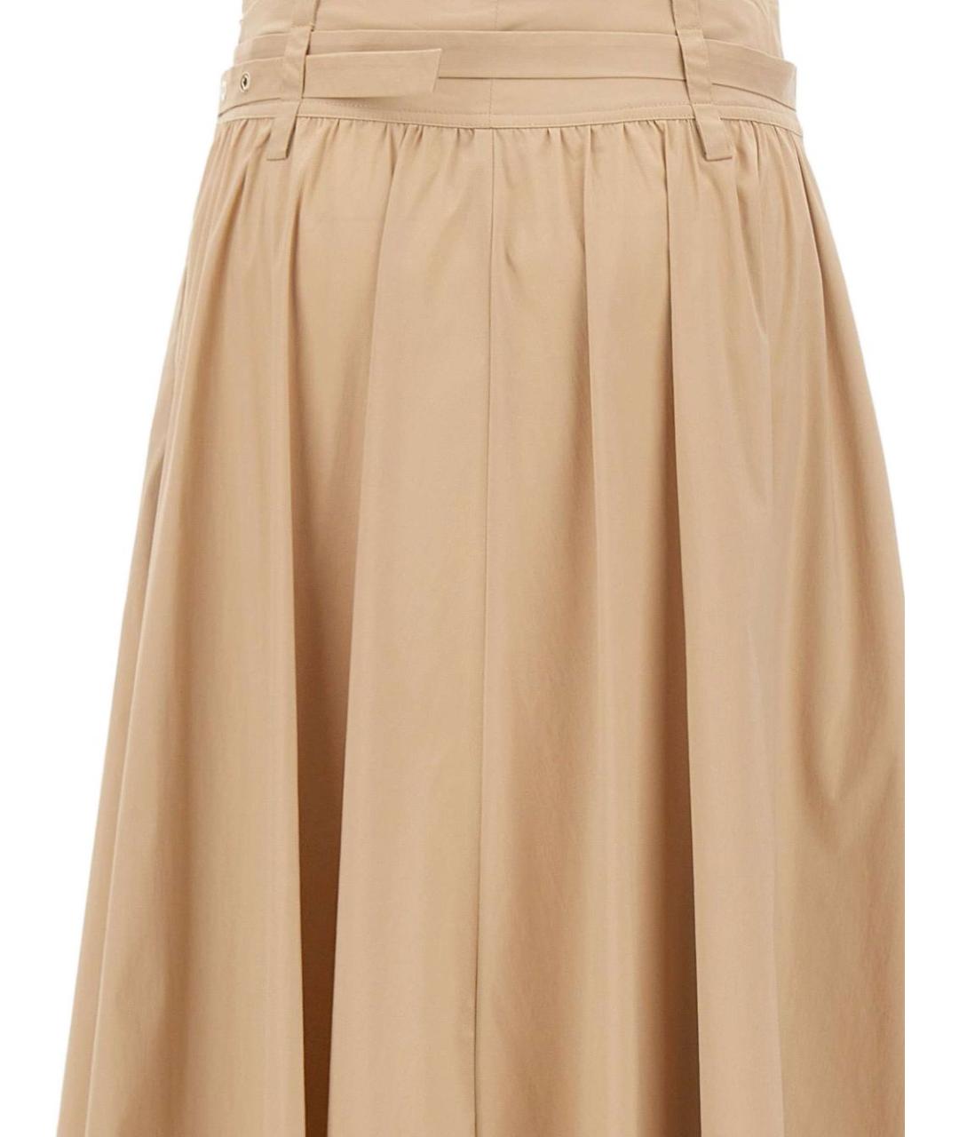 LIU JO Бежевая юбка миди, фото 2