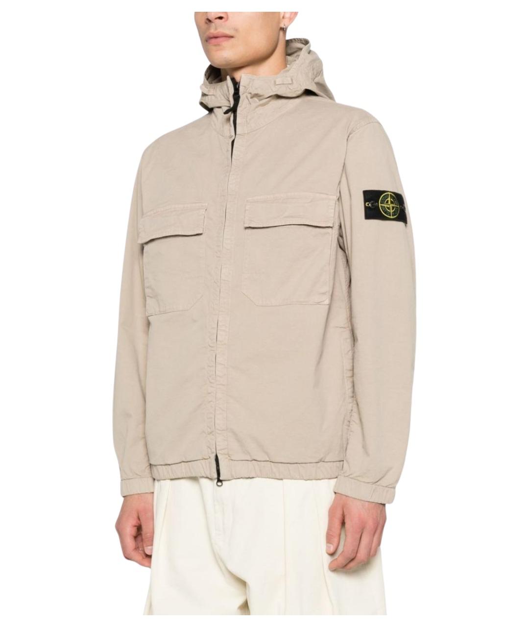 STONE ISLAND Бежевая куртка, фото 6