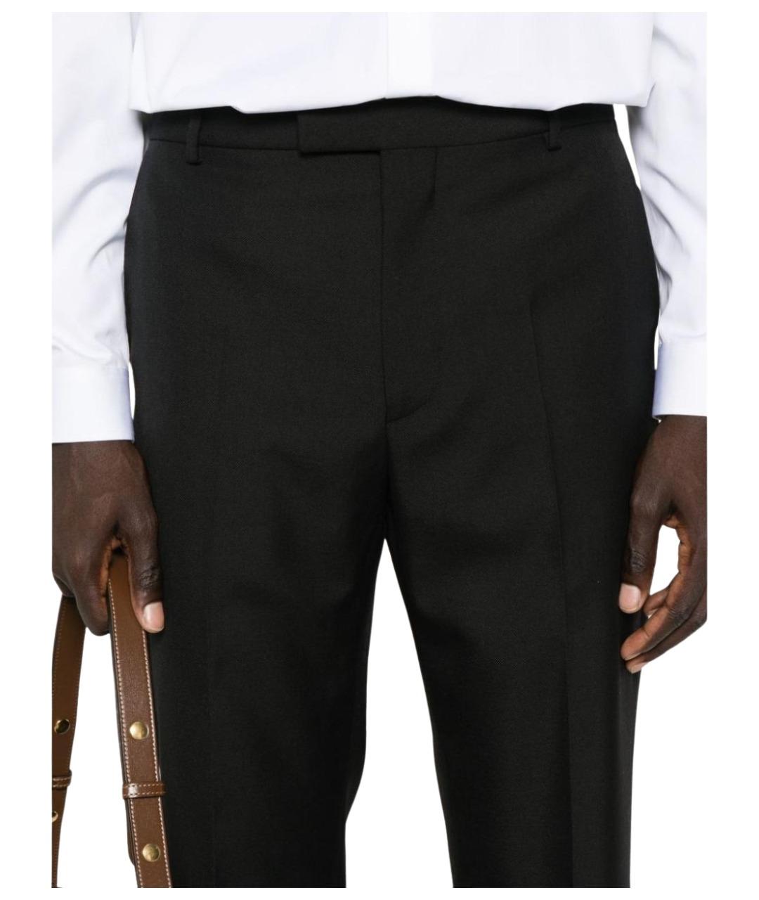 GUCCI Черные повседневные брюки, фото 2