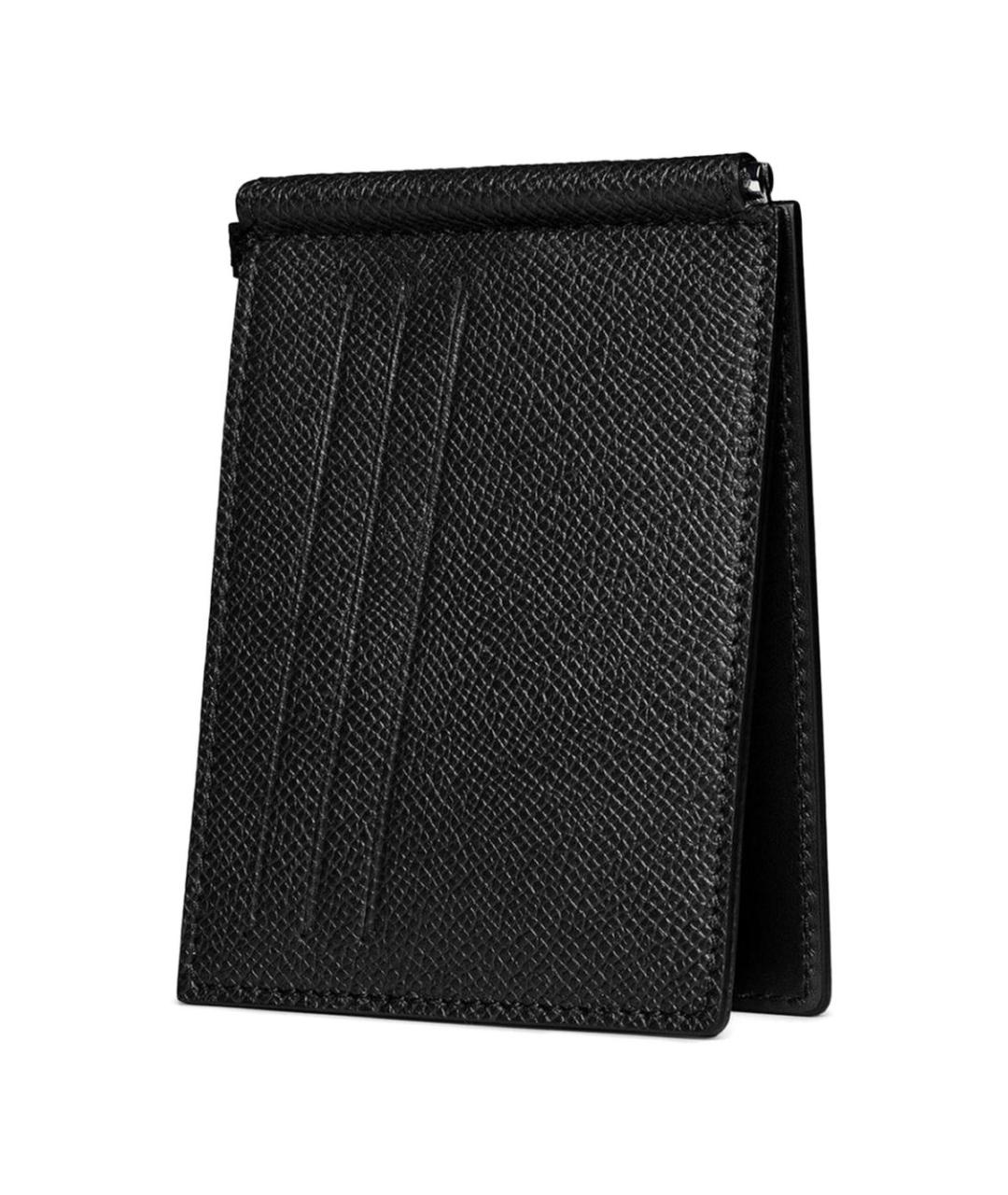 MAISON MARGIELA Черный кожаный кошелек, фото 6