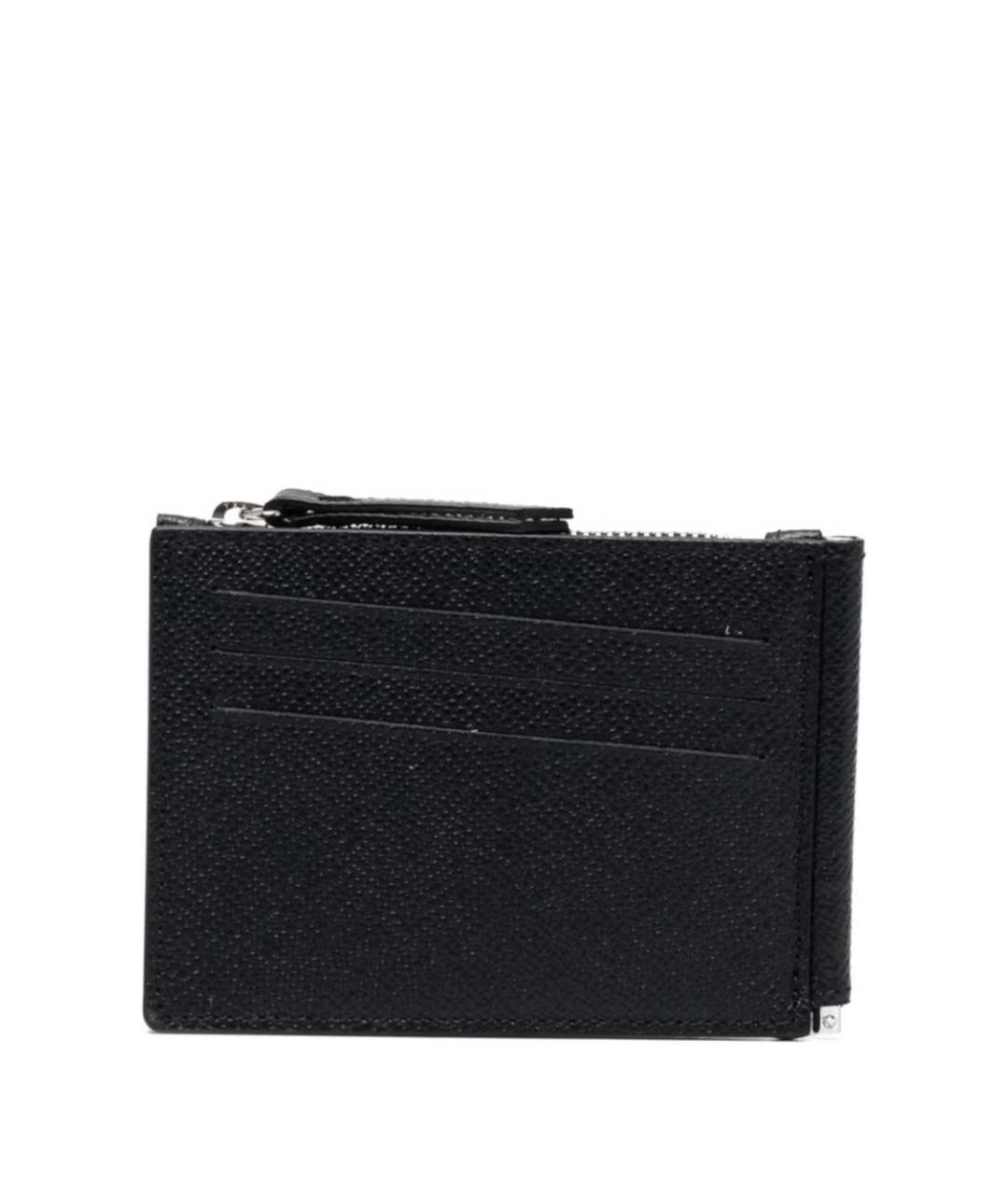 MAISON MARGIELA Черный кожаный кошелек, фото 5
