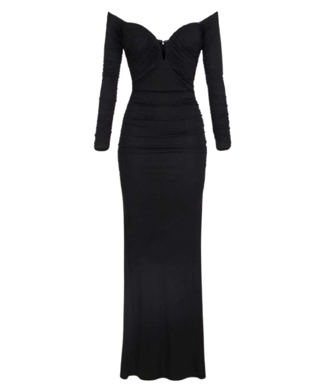 ELISABETTA FRANCHI Черное вечернее платье, фото 1