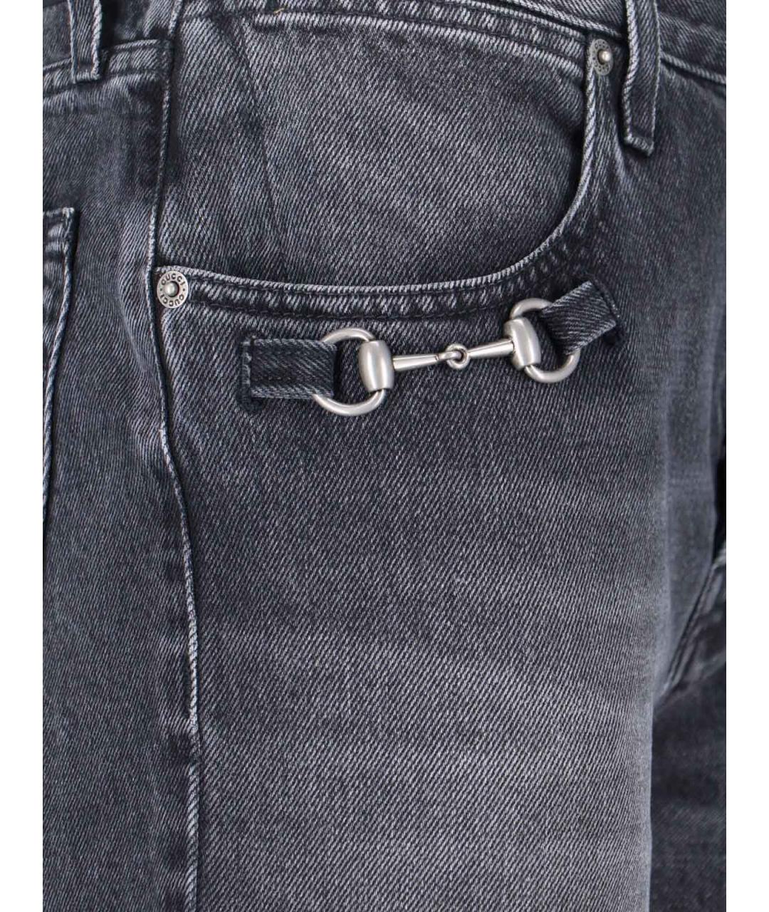 GUCCI Серые джинсы клеш, фото 4