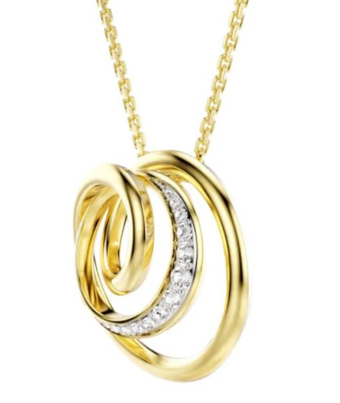 SWAROVSKI Золотая цепочка, фото 2