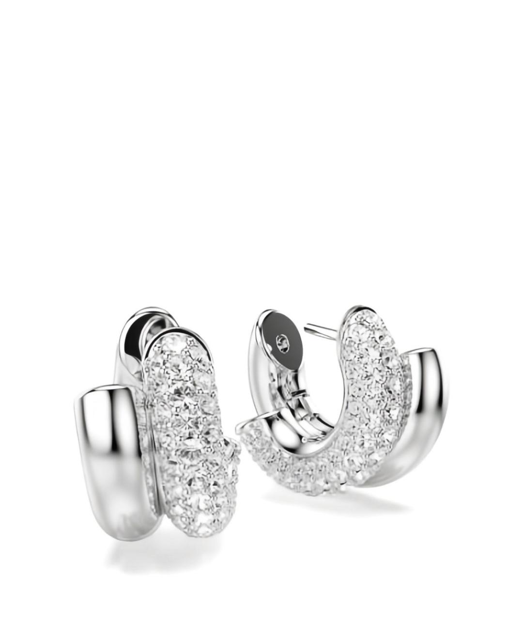 SWAROVSKI Серебряные металлические серьги, фото 4