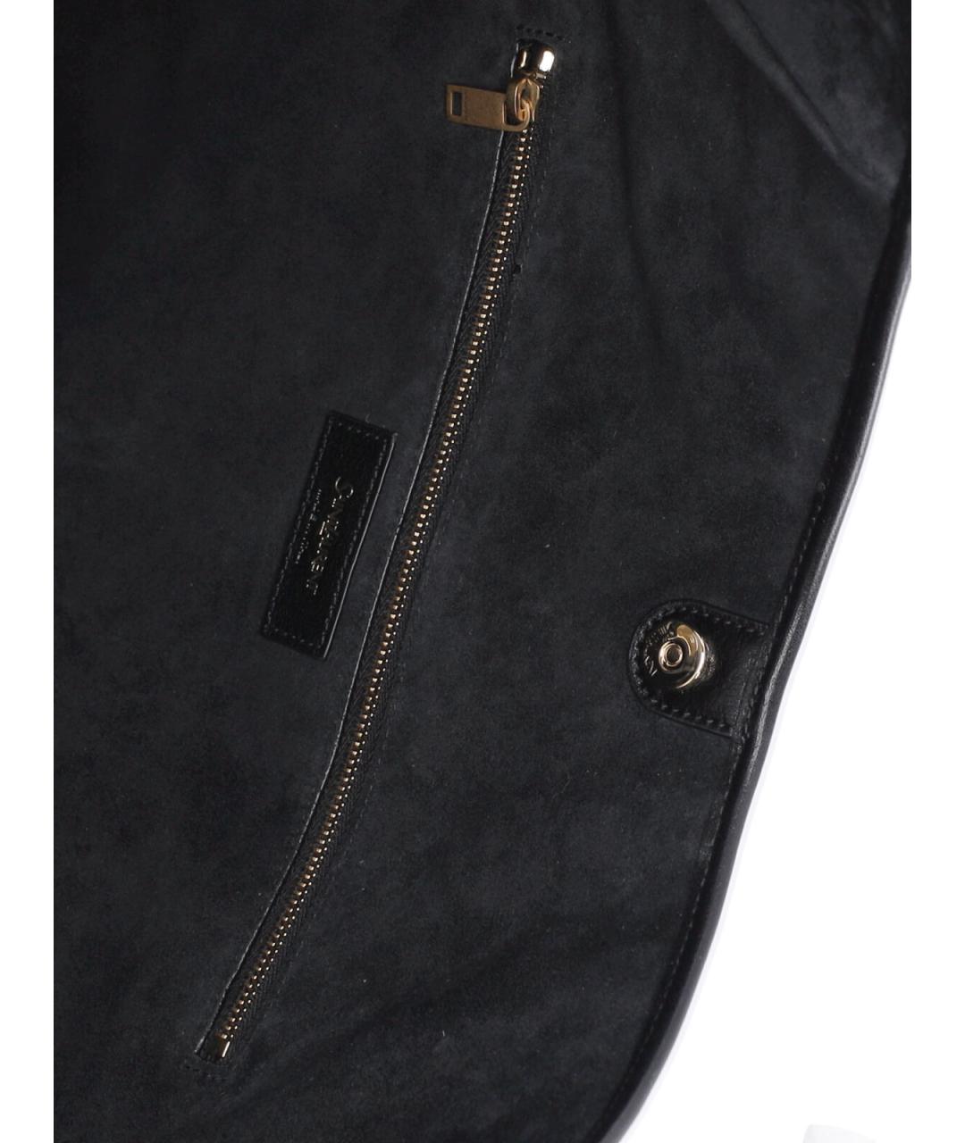 SAINT LAURENT Черная кожаная сумка через плечо, фото 4