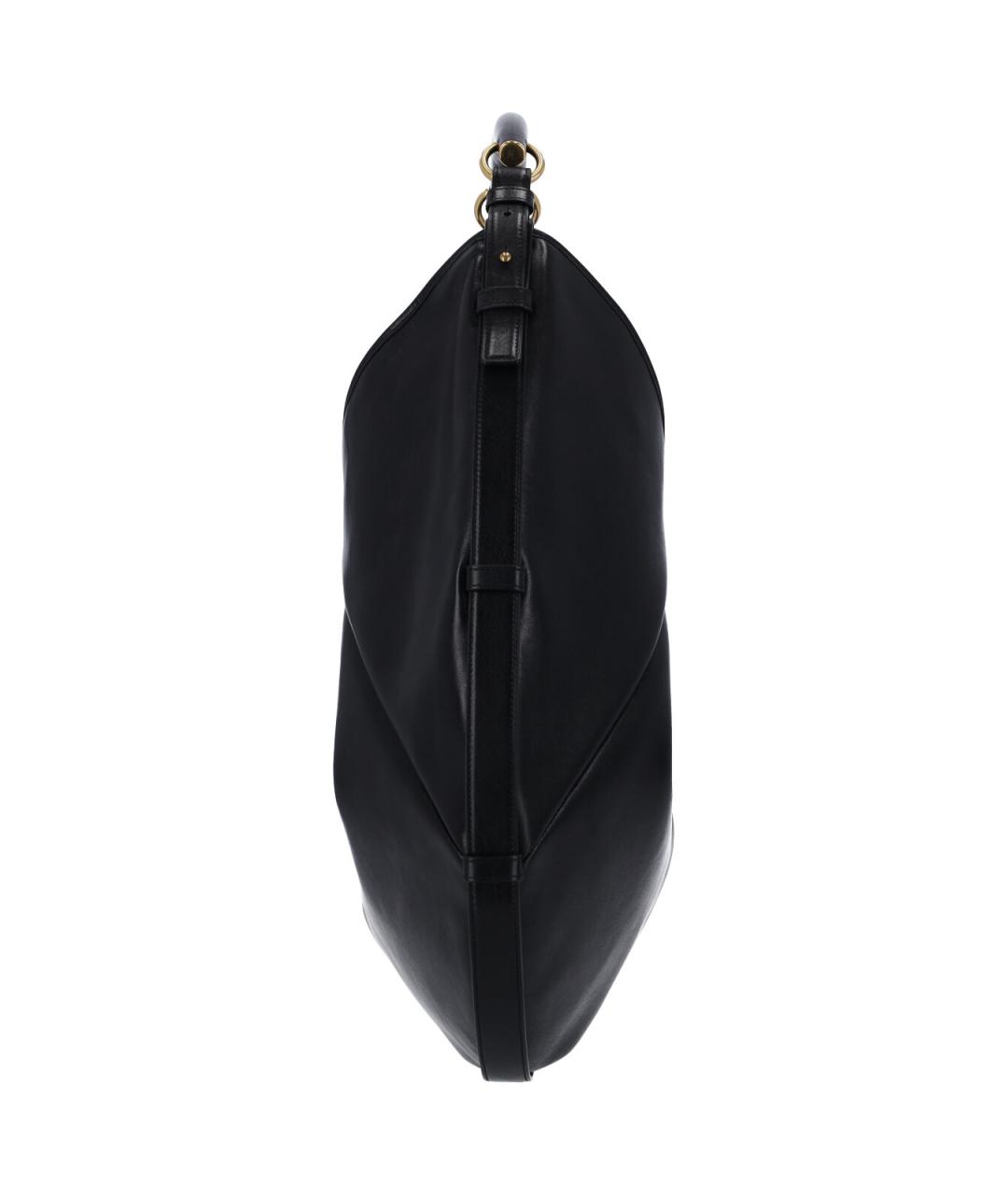 SAINT LAURENT Черная кожаная сумка через плечо, фото 5