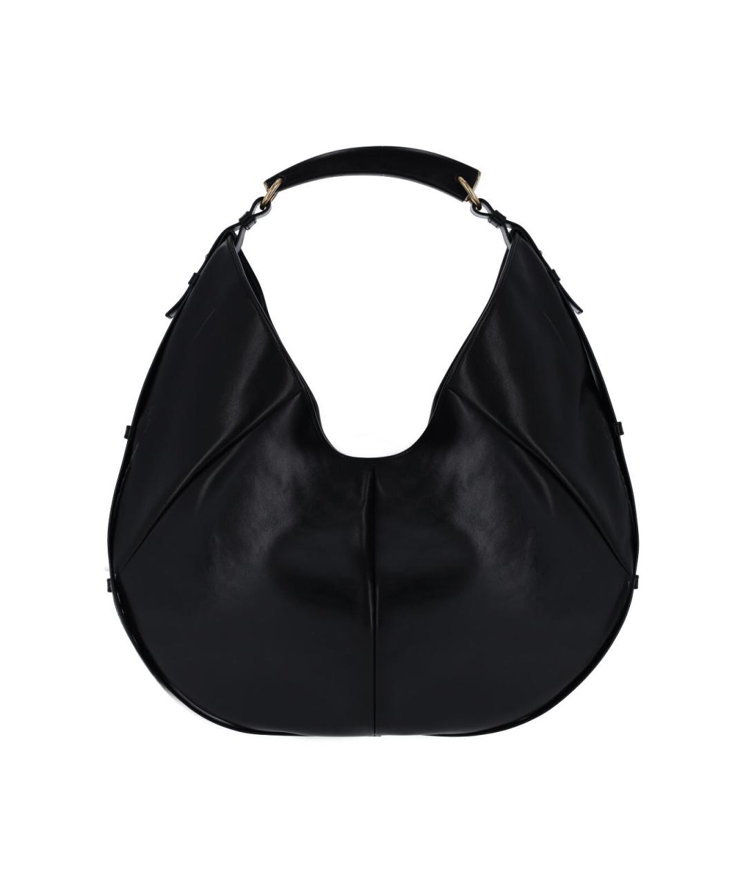 SAINT LAURENT Черная кожаная сумка через плечо, фото 3