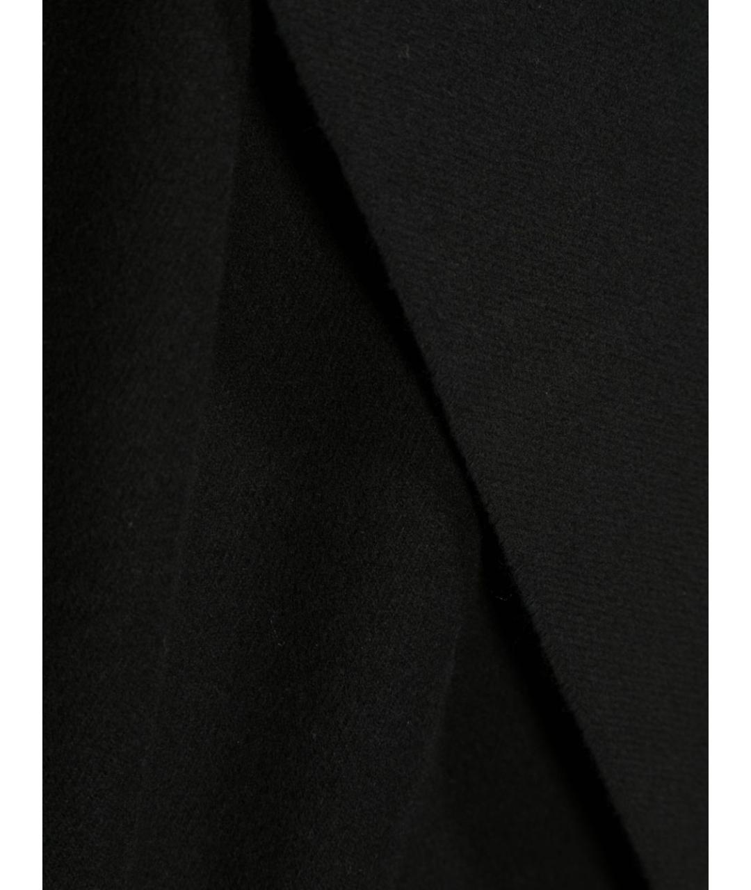 SAINT LAURENT Черный кашемировый шарф, фото 2