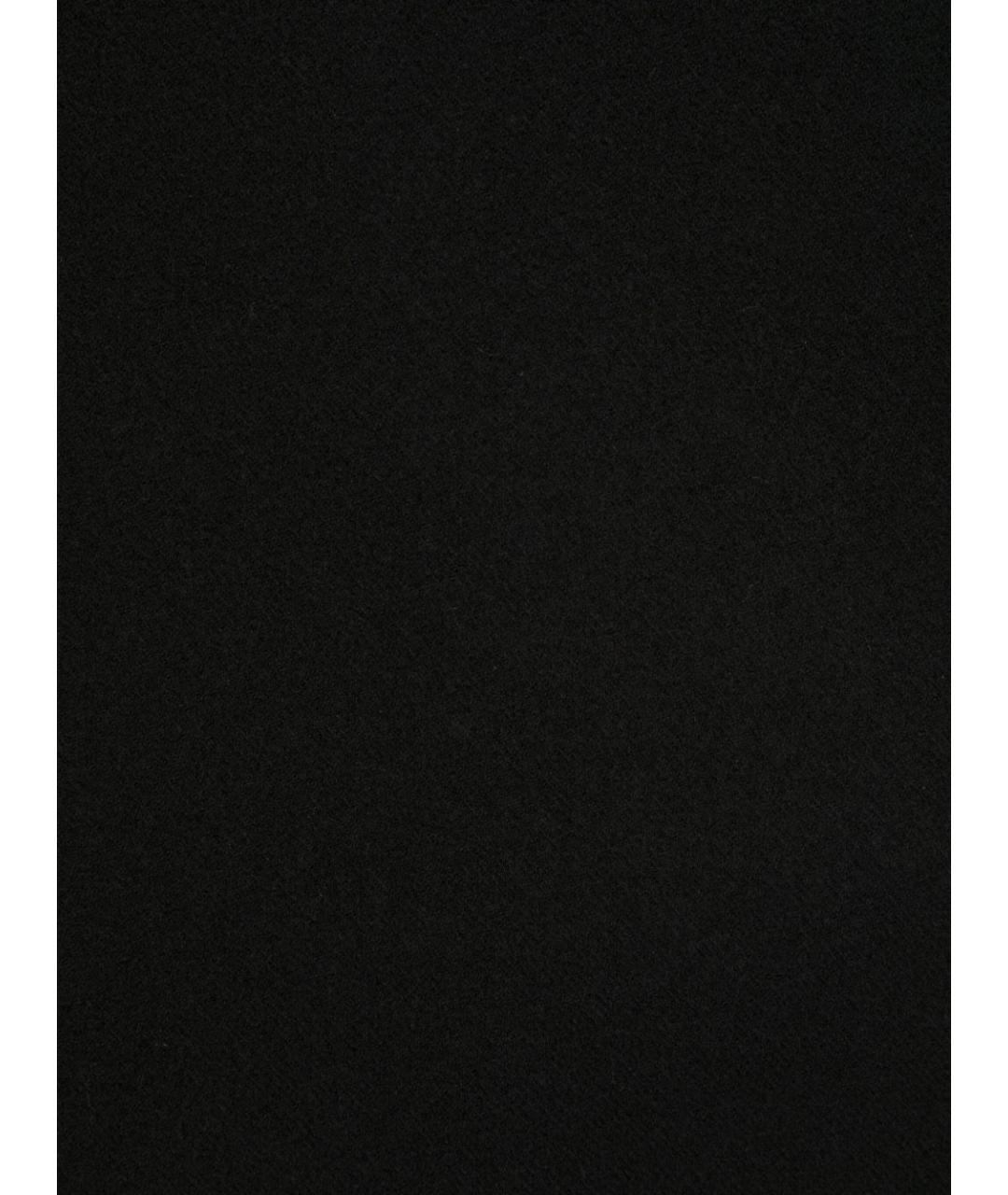 SAINT LAURENT Черный кашемировый шарф, фото 3