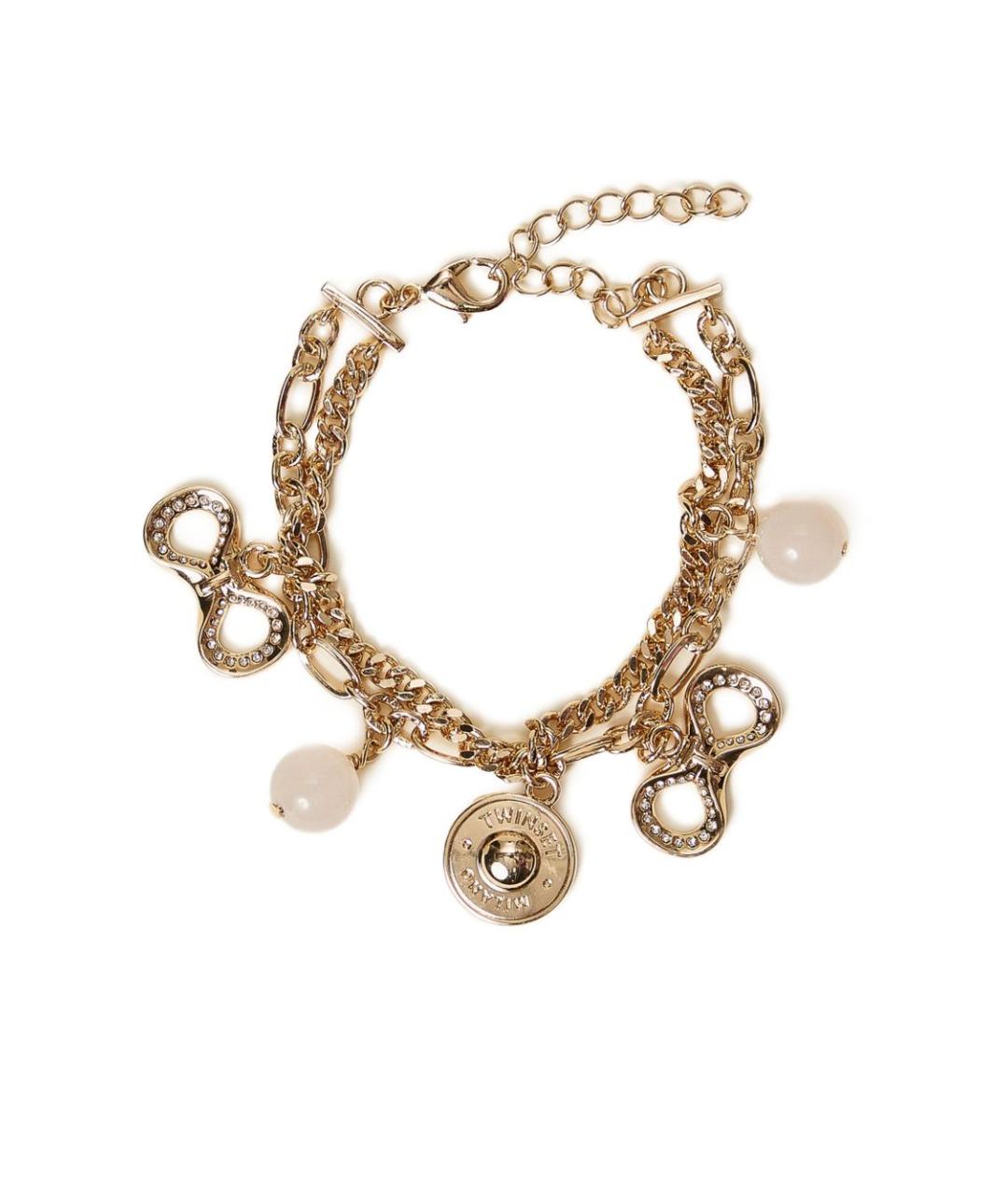 TWIN-SET Золотой латунный браслет, фото 1