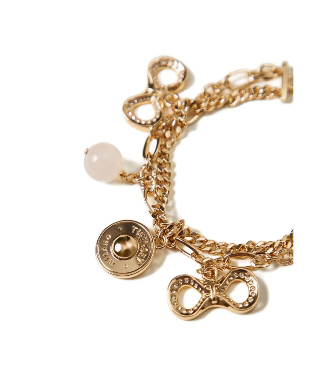 TWIN-SET Золотой латунный браслет, фото 2