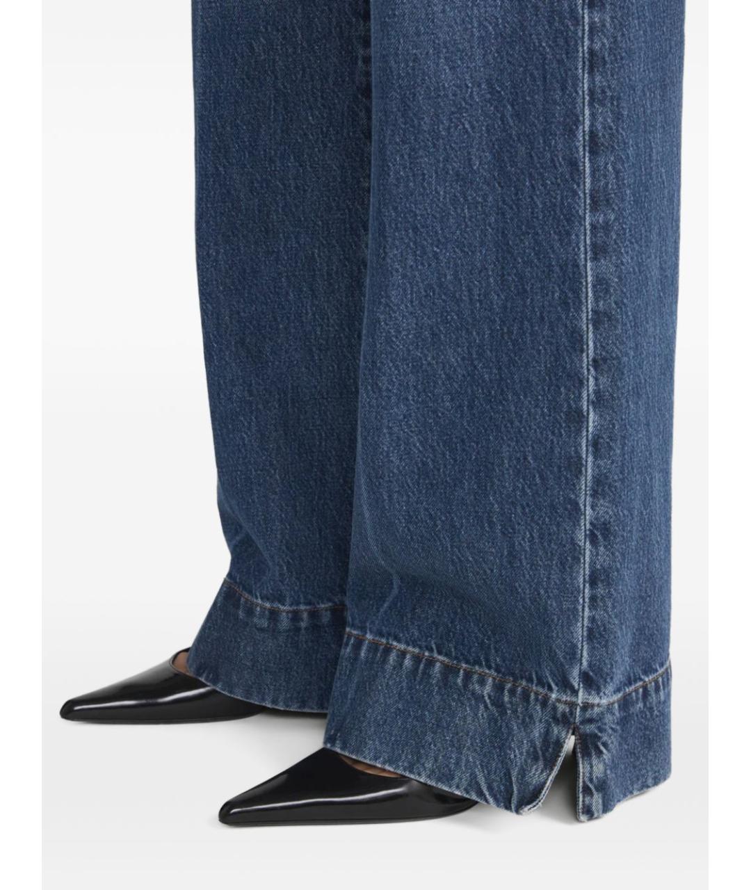 FRAME Синие прямые джинсы, фото 5