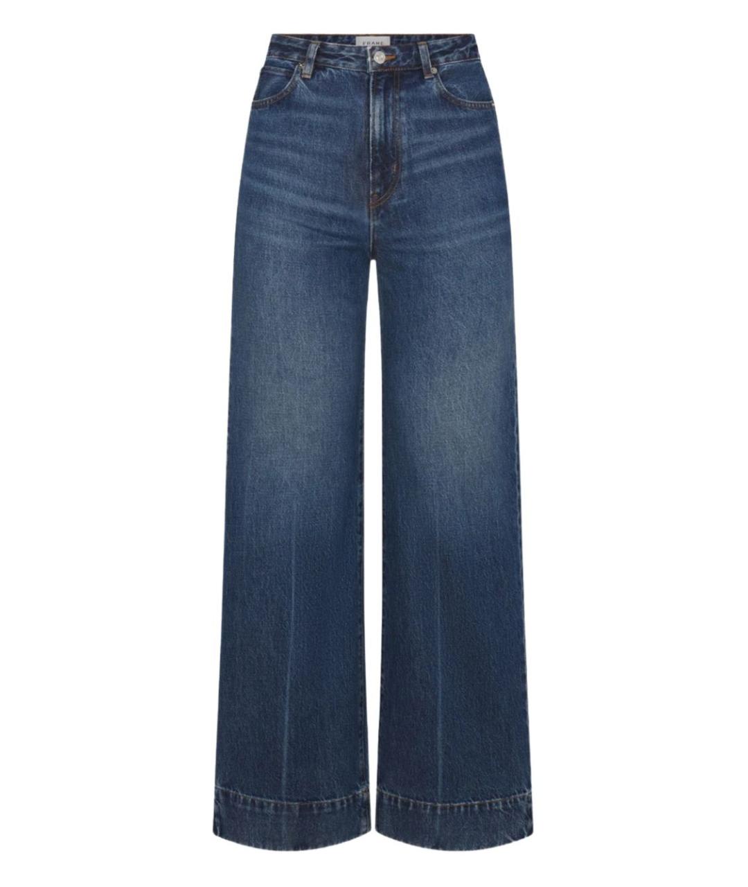 FRAME Синие прямые джинсы, фото 1