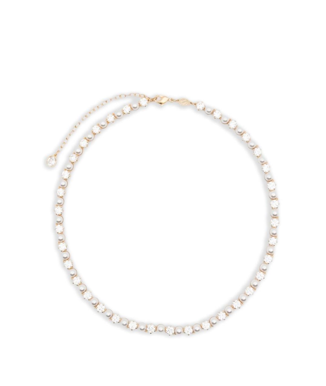 SWAROVSKI Золотое металлическое колье, фото 4