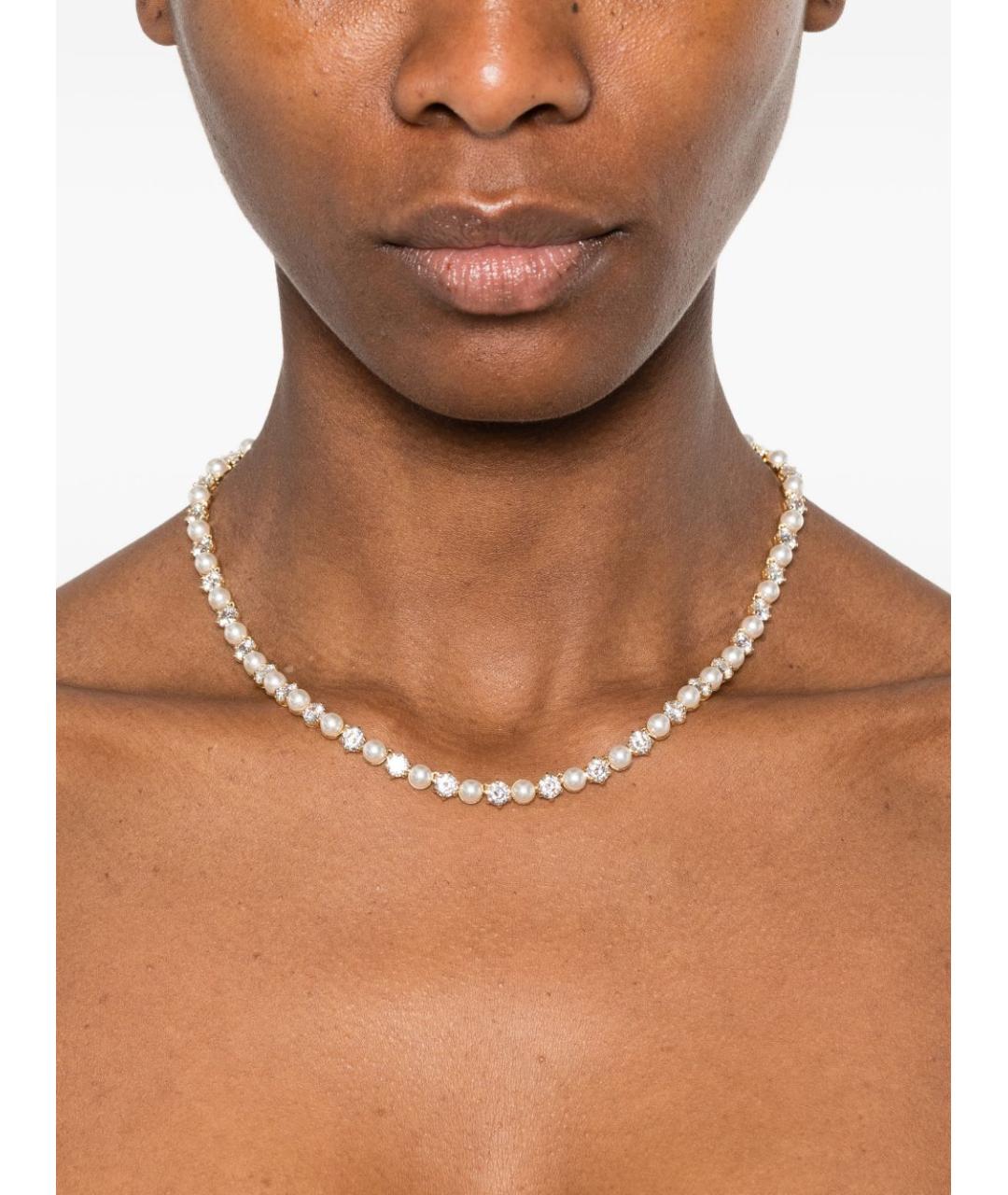 SWAROVSKI Золотое металлическое колье, фото 3