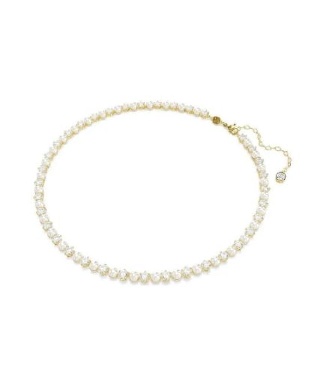 SWAROVSKI Золотое металлическое колье, фото 2