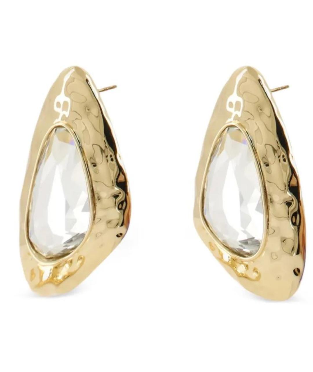 SELF-PORTRAIT Золотые металлические серьги, фото 2