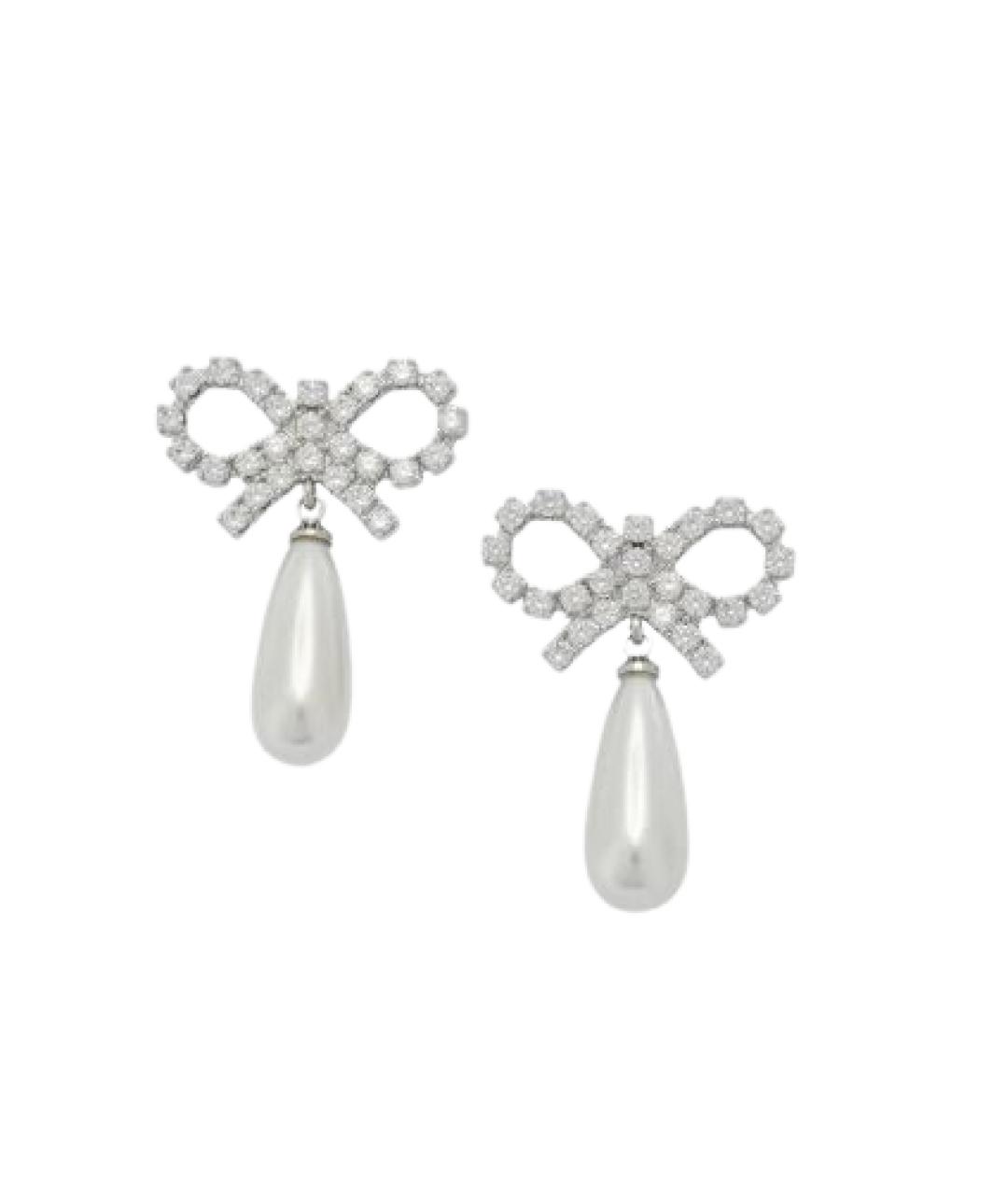 SELF-PORTRAIT Серебряные металлические серьги, фото 1