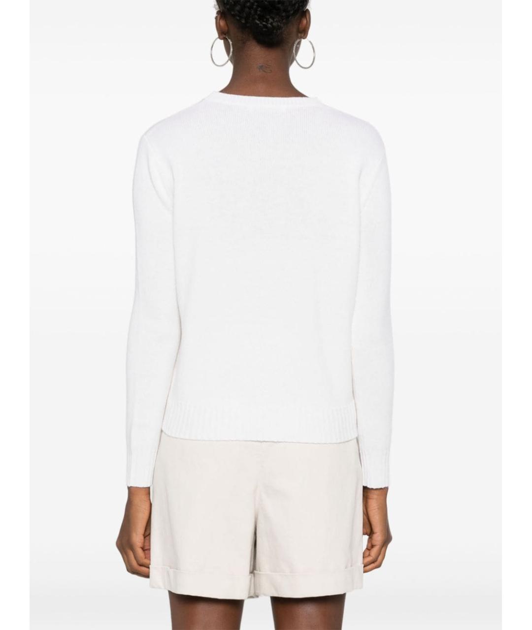 MAX MARA Белый шерстяной джемпер / свитер, фото 2